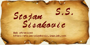 Stojan Šišaković vizit kartica